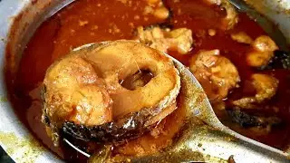 Korameenu fish curry in Telangana style/చేపల పులుసు తెలంగాణ స్టయిల్ లో/తెలంగాణ కోరమీను  చేపల పులుసు