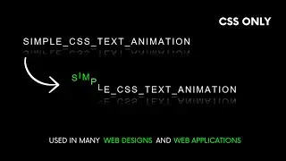 CSS Text Animation Effects | CSS Animation