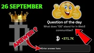 DROPPE Question Of The Day Answer || What does 