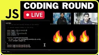 Javascript LIVE Coding Interview (Mock) #javascript #reactjs