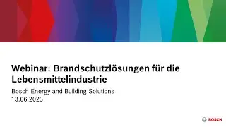 Bosch Security - Brandschutzlösungen für die Lebensmittel- und Getränkeindustrie