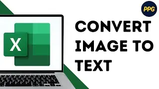 How to convert image to text in excel ?