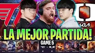 IBAI CASTEA LA MEJOR PARTIDA DE LA SERIE! - T1 vs DK Game 5 WORLDS 2024 LCK REGIONAL QUALIFIER