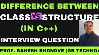 Structure and class differences in C++ | Crack C++ interview| difference between structure and class