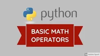 Basic math operators - Python for beginners