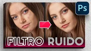 PIEL PERFECTA con FILTRO RUIDO en Photoshop