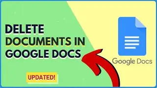 How to Delete Document in Google Docs