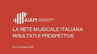 LA RETE MUSICALE ITALIANA RISULTATI E PROSPETTIVE