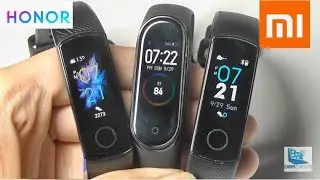 Comparison: Honor Band 5 vs Mi Band 4 vs Honor Band 4