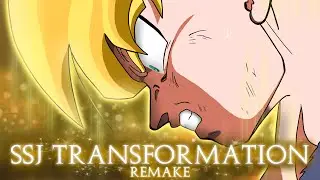 Dragon Ball Z | SSJ Transformation Remake (Mike Smith) | By Gladius