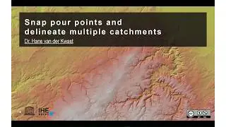 Snap pour points and delineate multiple catchments in QGIS