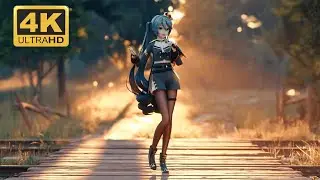 【cycles/4K60FPS/mmd】MIKU. 1/6 -out of the gravity-