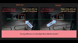 Default vs Black Ops Aim Assist - Call of Duty Modern Warfare 2