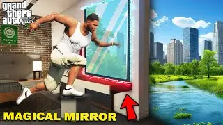 GTA 5 : Franklin Found A Way Through Magical Mirror Portal To Another World In Franklin's Room !