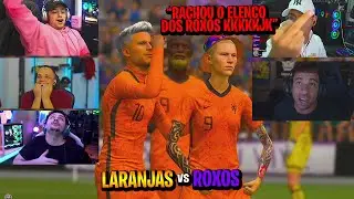 MELHORES MOMENTOS DOS LARANJAS vs ROXOS | BRKK RACHOU O ELENCO KKKKKKKK!!