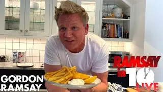 Gordon Ramsay Attempts To Make Fish & Chips at Home in 10 Minutes | Ramsay in 10