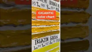 BIGGEST Color Chart I’ve Seen: Guerra Paint & Pigment Store