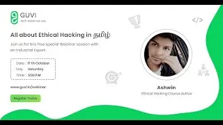 All about Ethical Hacking in Tamil | Aswin | GUVI