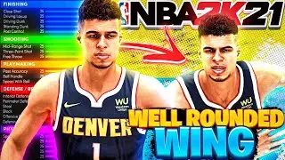 BEST RARE WELL ROUNDED WING BUILD IN NBA 2K21 NEXT GEN! (MICHAEL PORTER JR. BUILD!)