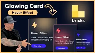 Bricks Builder Trick - Glowing Cursor on Card Hover
