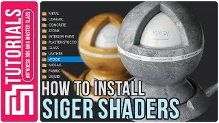 How to install Siger Shaders 4.1 for VRAY in 3Ds Max