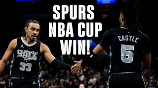 SPURS WIN NBA CUP GAME VS THUNDER!