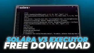 Solara Script Menu x Roblox [FREE] | Roblox Solara Executor [NEW 2024] | Solara Keyless Executor NEW