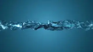 3D Water Tube Background Slow Motion Loop - Organic Clean Fresh Liquid Circle Seamless looping