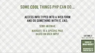 What does PHP do