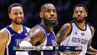 USA vs South Sudan - Full Game Highlights | July 20, 2024 | USA Basketball Showcase | Paris Olympics