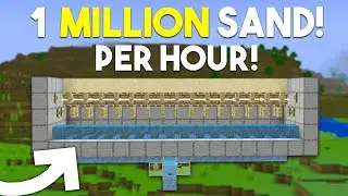 Best Sand Farm in Minecraft Bedrock 1.21! (MCPE/Xbox/PS4/Nintendo Switch)