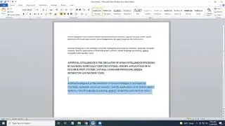 How to Align Paragraph and Font Settings in MS Word