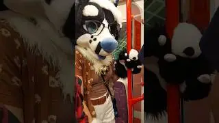 Furry Goes on the Metro in Prague #furries #fursuiters #cosplay #publicfursuiting