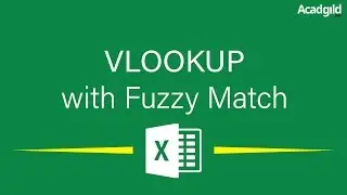 VLOOKUP with Fuzzy Match | How to Use VLOOKUP | MS Excel VLOOKUP Tutorials for Beginners 2018 Part 3