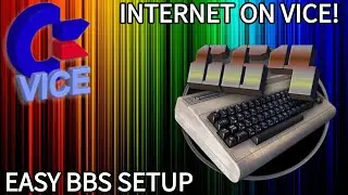 VICE Commodore 64 Emulator for Windows/PC BBS Setup #vice #c64 #emulator