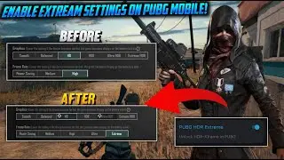 How To Enable/Unlock The Extreme Graphics & Frame Rate On PUBG Mobile Android 2024!