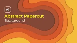 How to Make Abstract Paper Cutout Background | Adobe Illustrator Tutorials