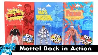 Mattel Back in Action SDCC Exclusive Figures Review - Major Matt Mason - Pulsar - Big Jim