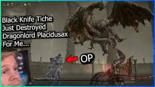 Black Knife Tiche Spirit Destroys Dragonlord Placidusax For Me In Elden Ring