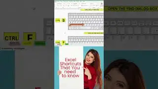 CTRL F Excel Short Keys That You need to use