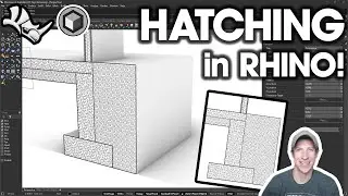 How to Create HATCHING in Rhino!