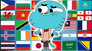 Gumball Watterson in 70 Languages Meme