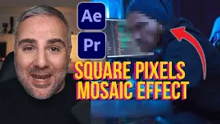 Square Pixels Mosaic Effect in Premiere Pro AND After Effects (similar process)