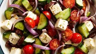 Maggie’s Copycat Greek 🇬🇷 Salad 🥗SFDFGF