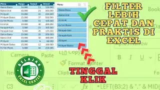 Membuat menu Filter menggunakan Slicer di Excel