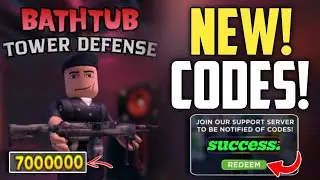 5 NEW ALL BATHTUB TOWER DEFENSE CODES | ROBLOX BATHTUB TOWER DEFENSE CODES 2023