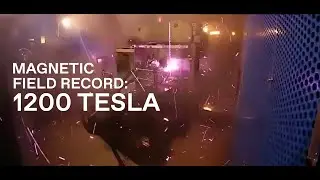 Magnetic Field Record Set With a Bang: 1200 Tesla