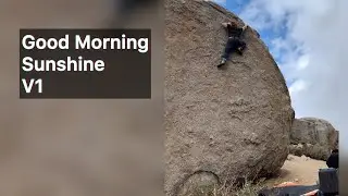 Good Morning Sunshine V1 (5) - The Buttermilks • Bishop Bouldering (CA)