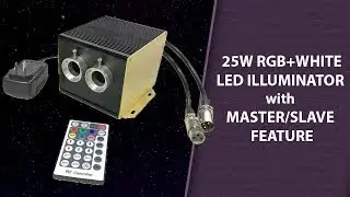 25W RGB+White LED Master/Slave Illuminator