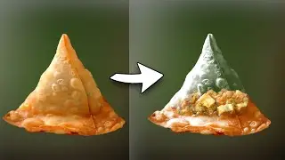 Transparent Samosa Manipulation | Transparent Effect in Photoshop #Photoshop